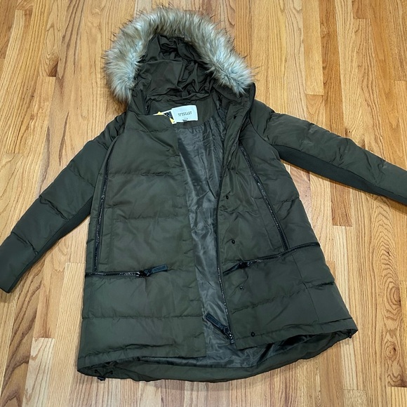 🔥NWT🔥 Derek Lam 10 Crosby Ladies' Down Jacket Size S removable fur - Picture 6 of 12